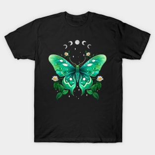 Luna Moth and Moon T-Shirt